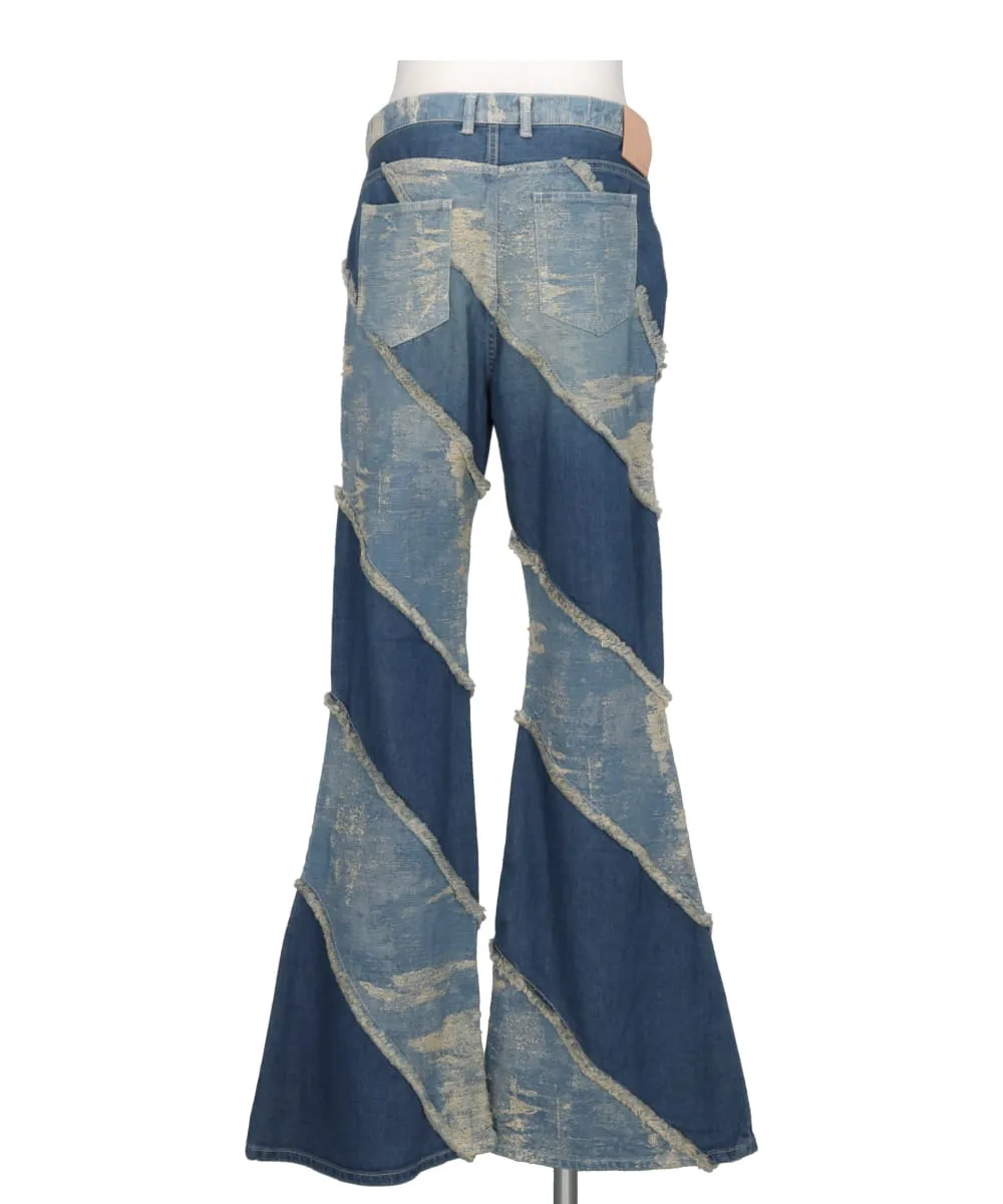 TAAKK DENIM FLARE 5 POCKET PANTS